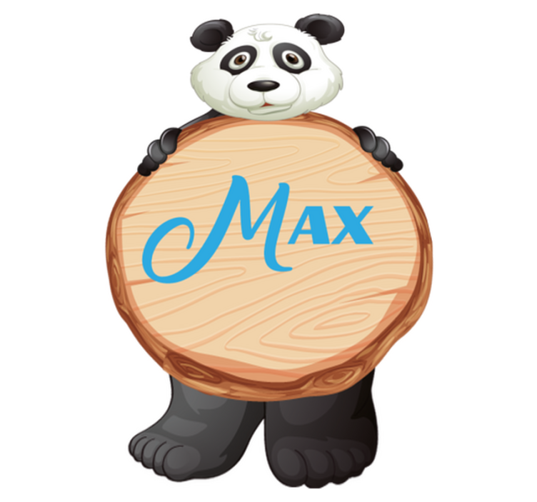 Χαλί με εκτύπωση ζώου Πάντα με όνομα - TenStickers