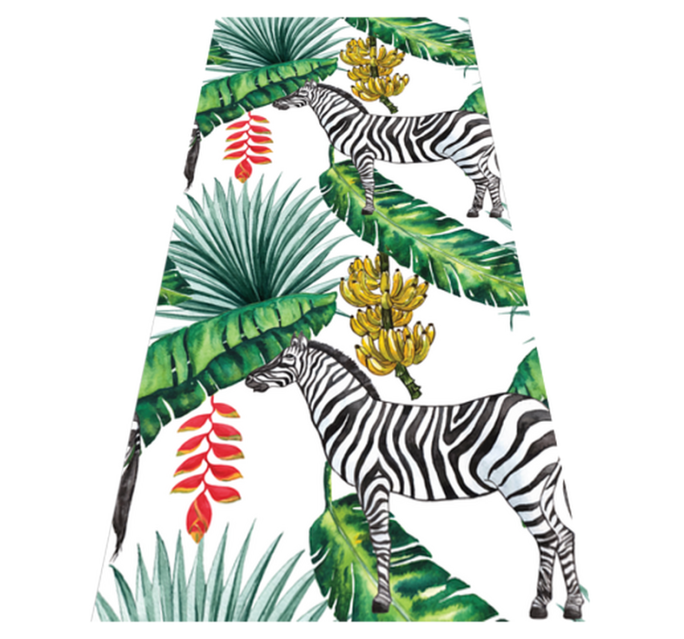 Χαλί με εκτύπωση ζώου σε σχέδιο φύσης - TenStickers