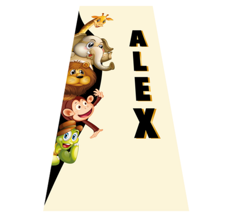 Χαλί με εκτύπωση ζώου 3d Χαριτωμένα Ζώα - TenStickers