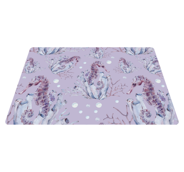 Χαλί με εκτύπωση ζώου Καρχαρίας σε Υδατογραφία - TenStickers