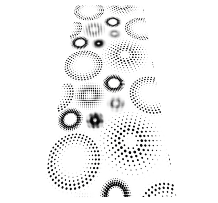 Χαλί γεωμετρικού σχεδιασμού χωρίς ραφές 'Πουά' - TenStickers