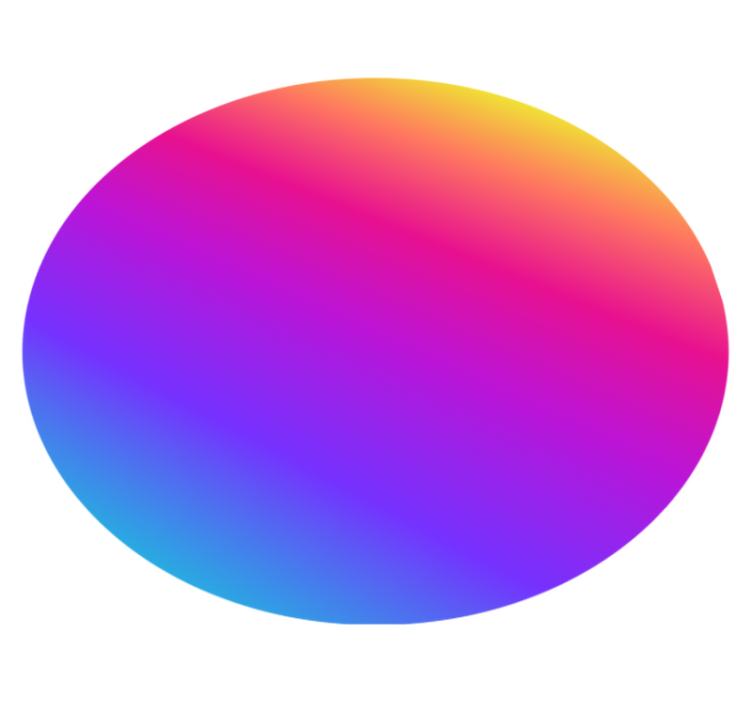 Χαλί γεωμετρικού σχεδιασμού πολύχρωμο ρευστό gradient - TenStickers