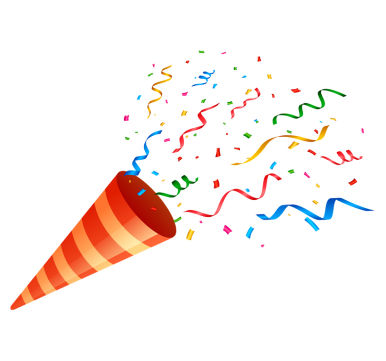 Χαλί γεωμετρικού σχεδιασμού Γιορτινές Κονφέτες - TenStickers