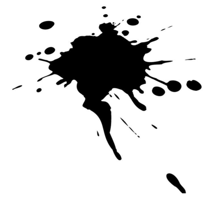 Χαλί γεωμετρικού σχεδιασμού γραφικού εφέ splash - TenStickers