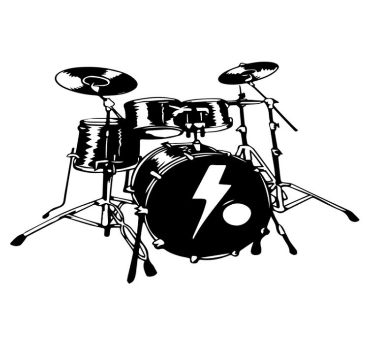 Χαλί κρεβατοκάμαρας μπαταρία σε λευκό φόντο - TenStickers