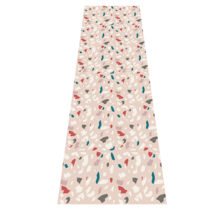 Χαλί κρεβατοκάμαρας σχέδιο εφέ terrazzo - TenStickers