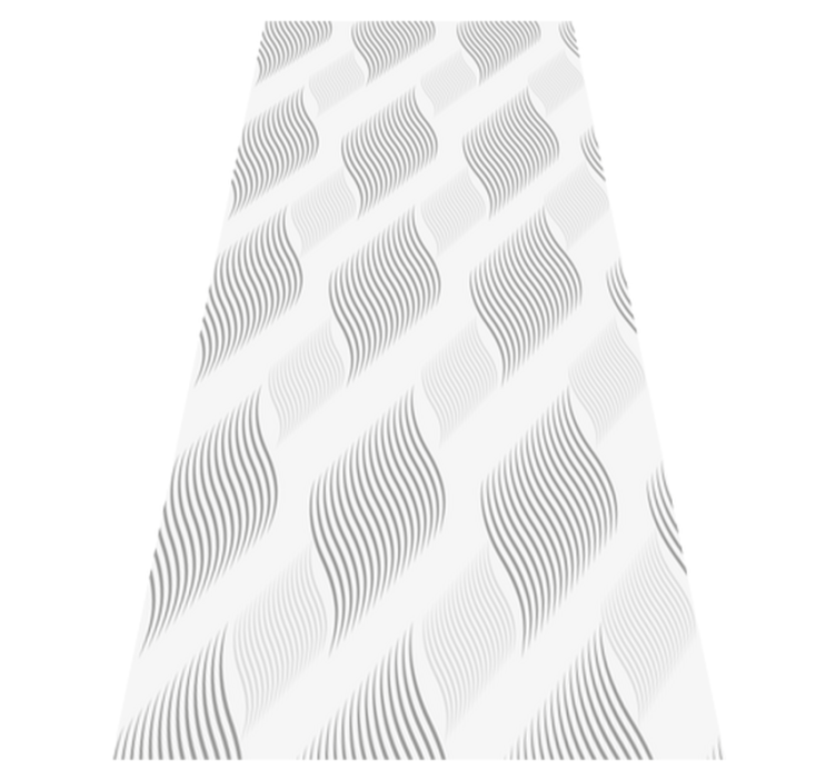 Χαλί κρεβατοκάμαρας ρετρό σχέδιο σε ανοιχτούς γκρι τόνους - TenStickers