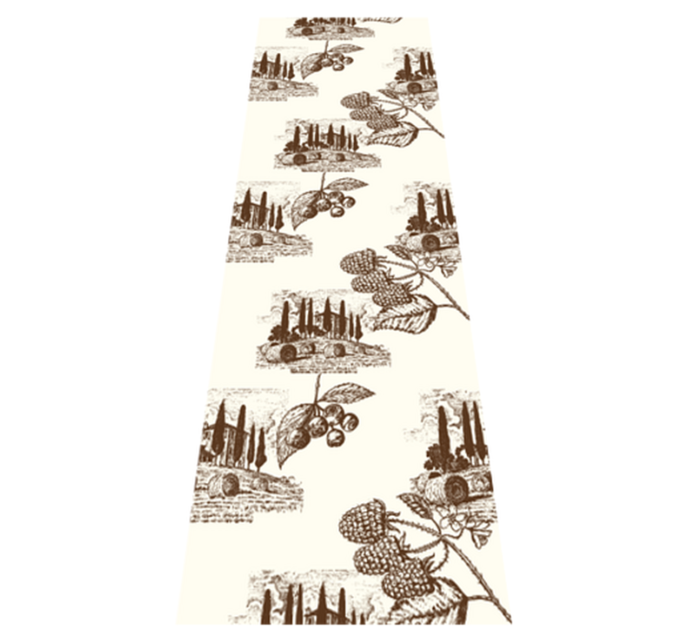 Χαλί κρεβατοκάμαρας με σχέδιο γαλλικής επαρχίας - TenStickers