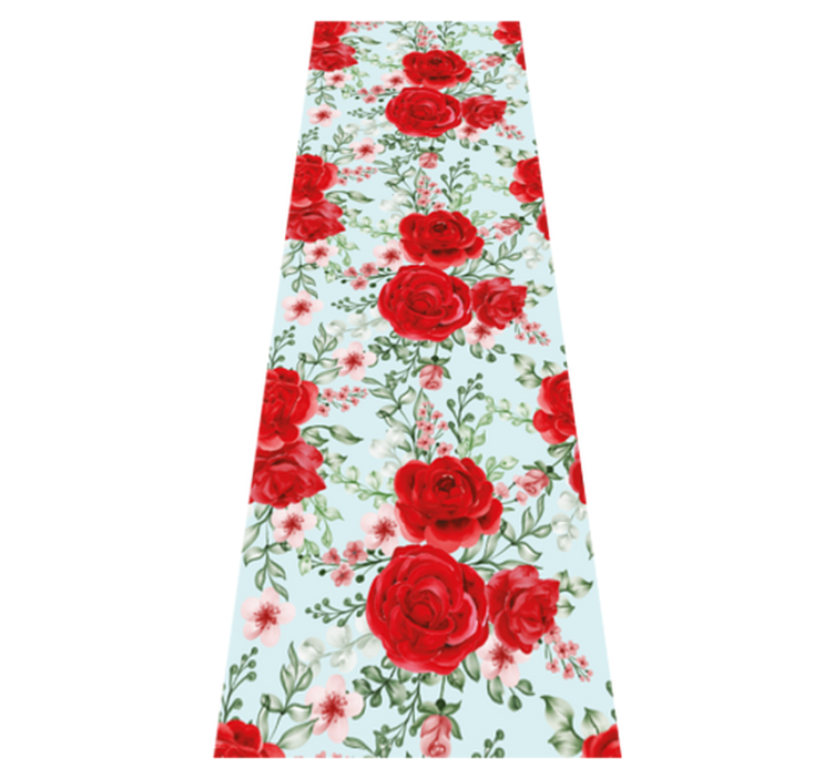 Χαλί κρεβατοκάμαρας στυλ λουλουδιών grandmillenial - TenStickers