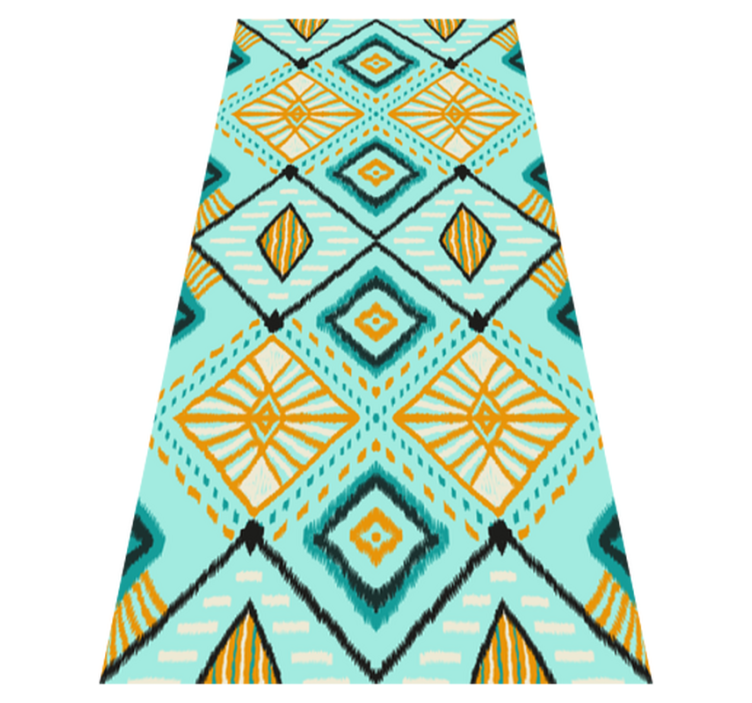 Χαλί κρεβατοκάμαρας αφρικανικού στυλ γεωμετρικού σχεδίου - TenStickers