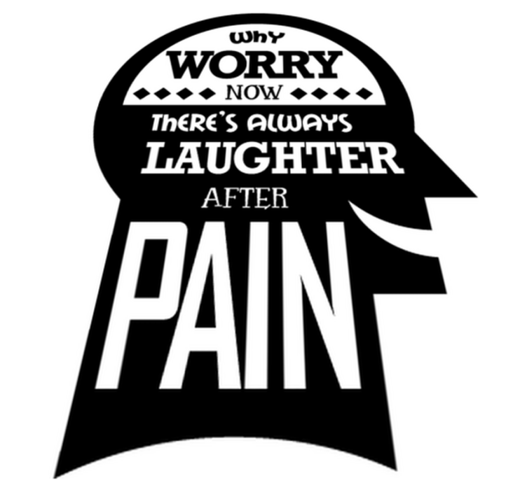 Χαλί κρεβατοκάμαρας διακοσμητικό βινύλιο γιατί να ανησυχείς - TenStickers