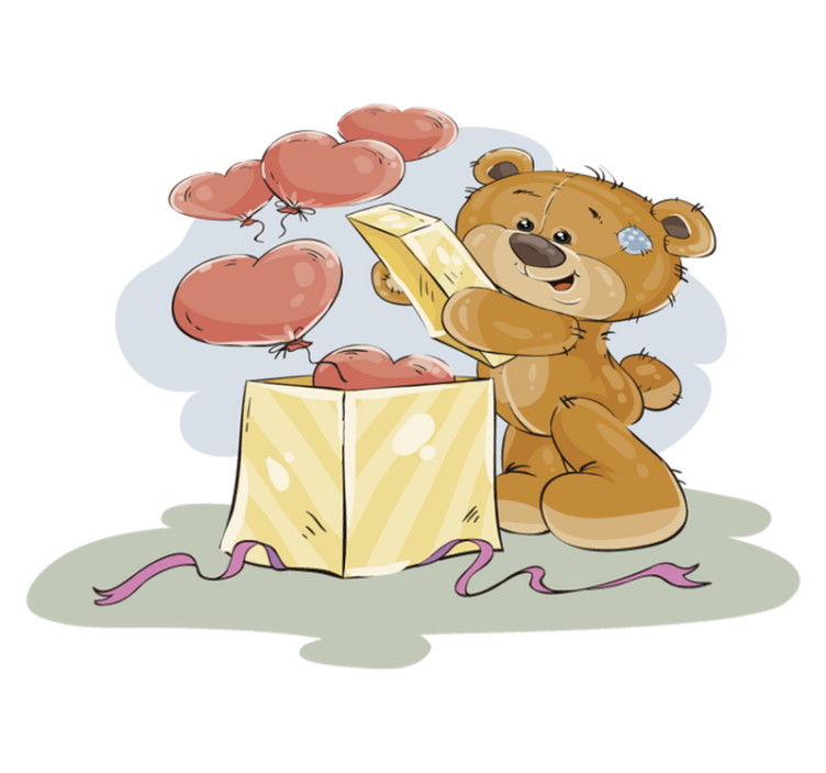 χαλί βινυλίου για τα παιδιά που ερωτεύονται - TenStickers