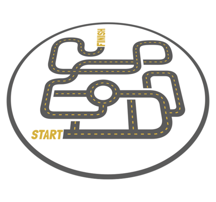 εντυπωσιακή παιδική κουβέρτα βινυλίου με πόλη - TenStickers