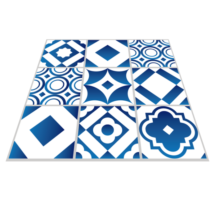 κομψό πλακάκι ματ κουζίνα βινυλίου - TenStickers