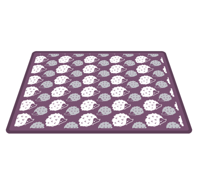 παιδικό χαλί δαπέδου σκαντζόχοιροι κινουμένων σχεδίων - TenStickers