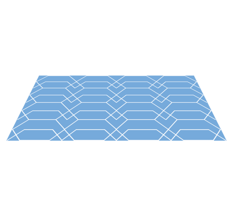 εξάγωνο σχηματίζει γεωμετρικά χαλιά - TenStickers