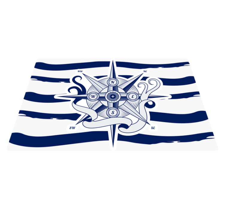 ριγέ με μεγάλο χαλί ρίγες αγκύρωσης - TenStickers