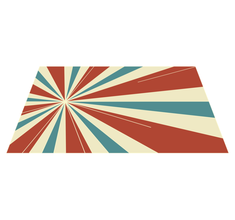 ρετρό γραμμές έκρηξη vintage κουβέρτα - TenStickers