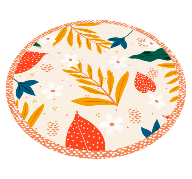 ανοιξιάτικα λουλούδια χαλί - TenStickers