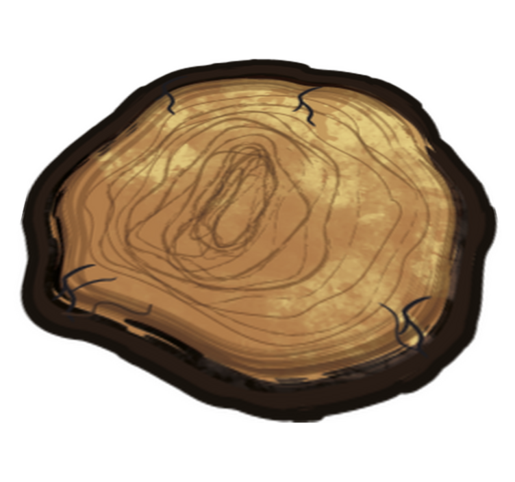 ξύλινα δάπεδα από σπασμένο κορμό - TenStickers