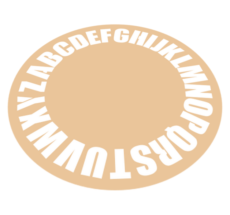 κουβέρτα βινυλίου για παιδιά vintage αλφάβητο - TenStickers