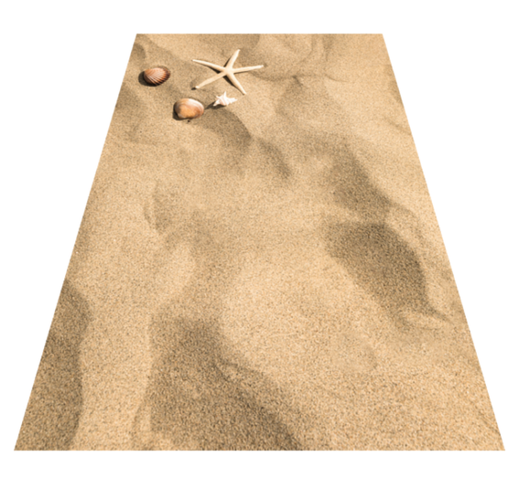 καλοκαιρινό χαλί βινυλίου χαλί άμμο πέτρινα πλακάκια δαπέδου - TenStickers