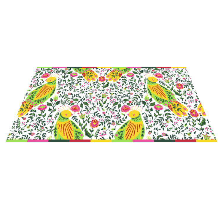 Ehnic μοτίβο χαλί βινυλίου για σαλόνι - TenStickers