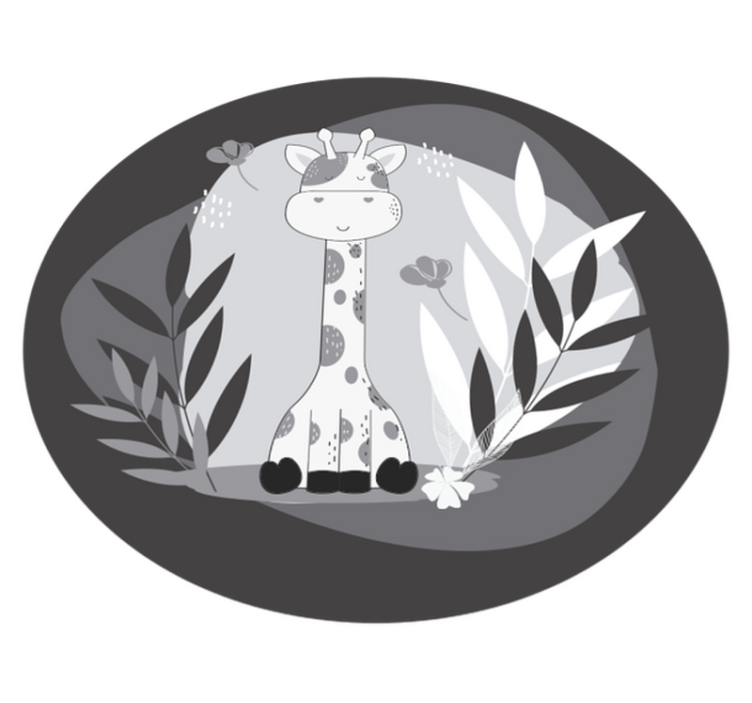 χαριτωμένο μωρό κουβέρτα καμηλοπάρδαλη - TenStickers