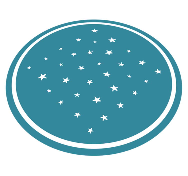 αστέρι μοτίβο μοντέρνο χαλί βινυλίου - TenStickers