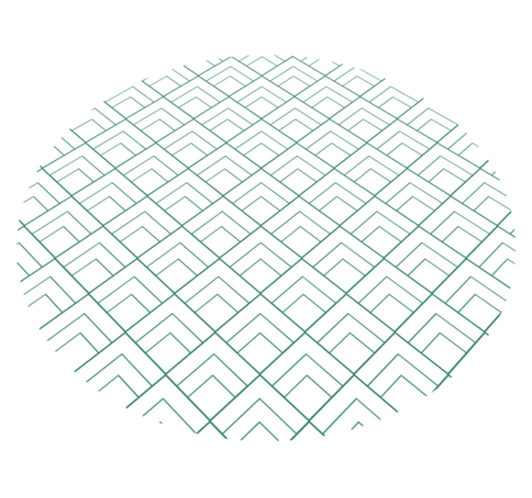 σχέδιο τετράγωνο μοτίβο μοντέρνο χαλί - TenStickers