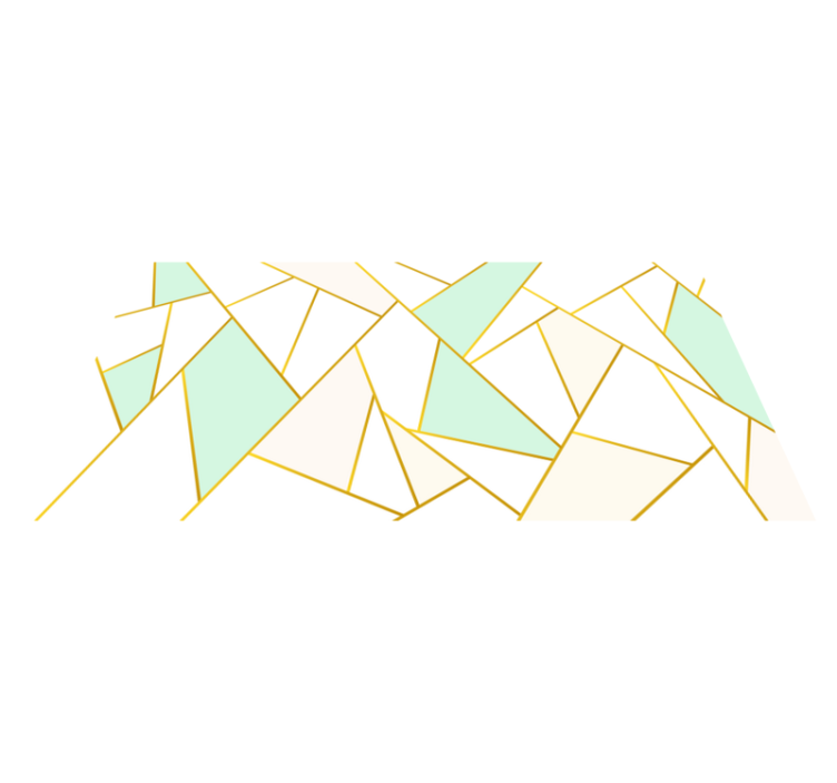 μελάνι χαλκού χρυσά πλακάκια δαπέδου μωσαϊκό - TenStickers