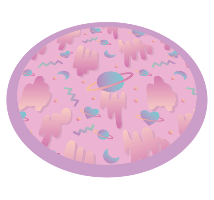 γλυκά στο χώρο παιδικό χαλί βινυλίου - TenStickers