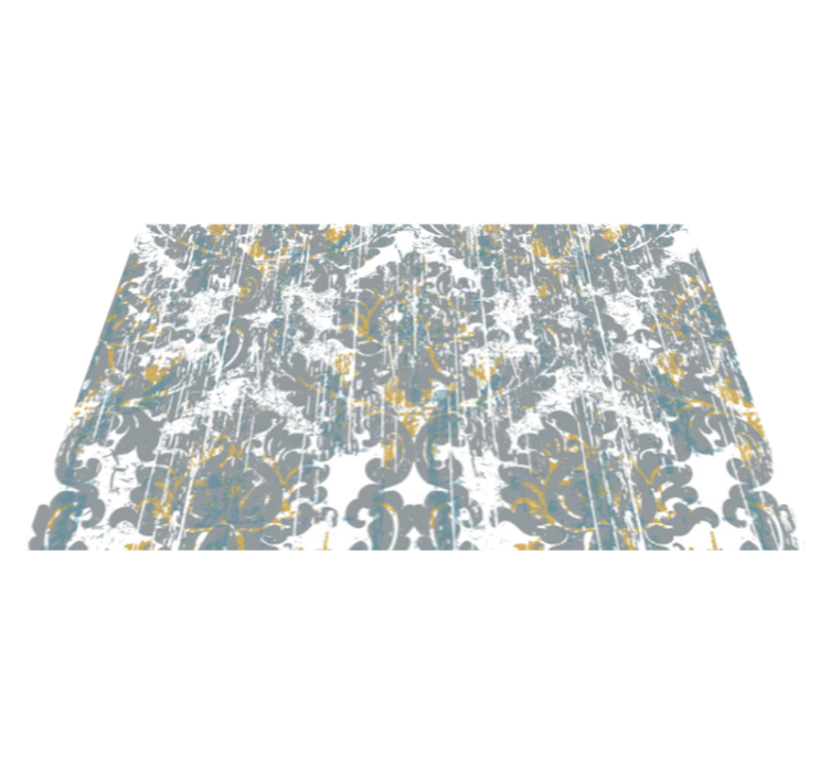 σχέδιο χεριών γκρι μοντέρνο χαλί - TenStickers