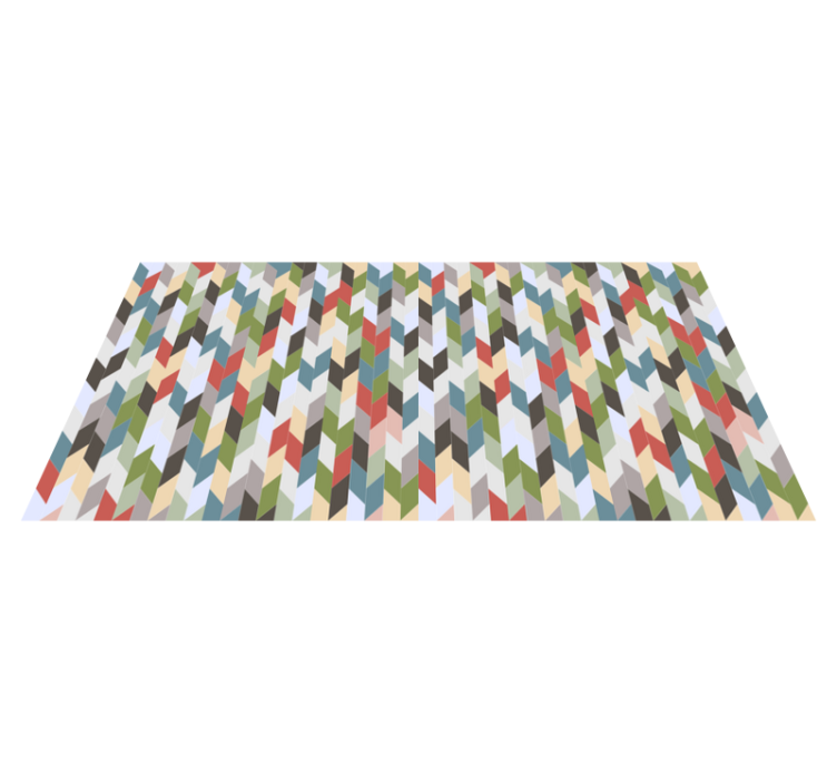 ορθογώνια πλακάκια μοντέρνο χαλί - TenStickers