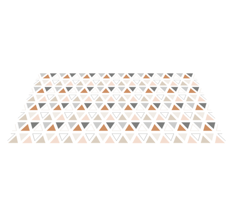 σκανδιναβικό τρίγωνο γεωμετρικά χαλιά βινυλίου - TenStickers