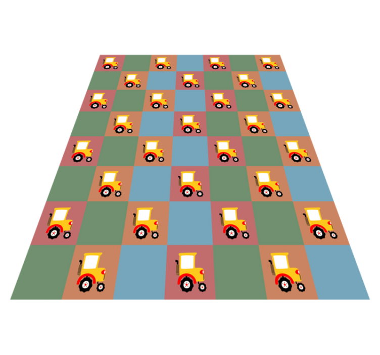 μοκέτα βινυλίου μοτίβο τρακτέρ - TenStickers