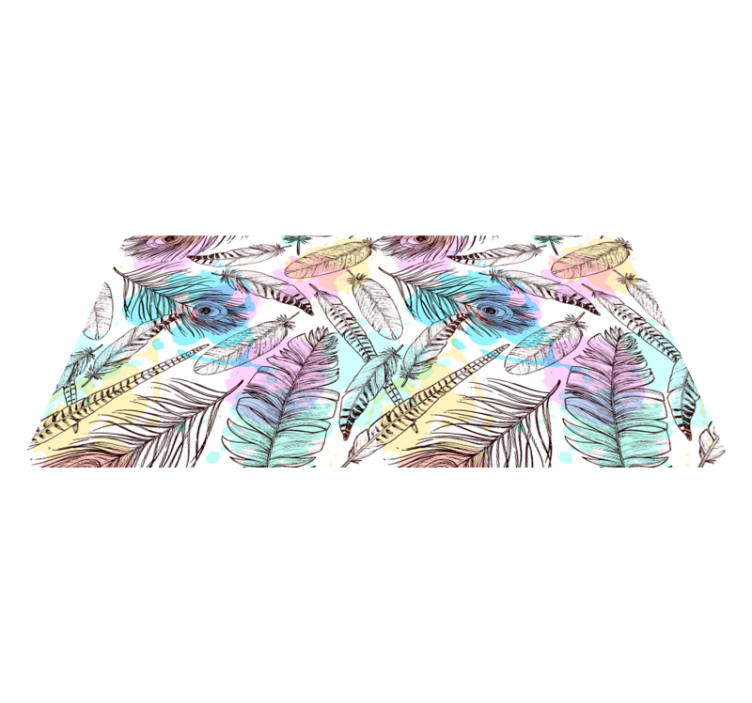 χαλί από βινύλιο με φτερά πουλιών - TenStickers