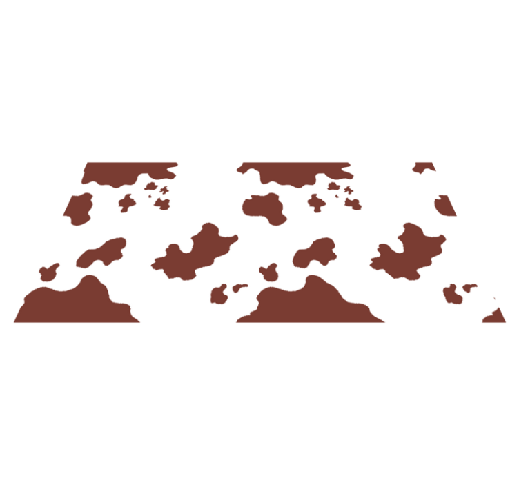 αγελάδα εκτύπωσης ζώων εκτύπωσης κουβέρτα βινυλίου - TenStickers