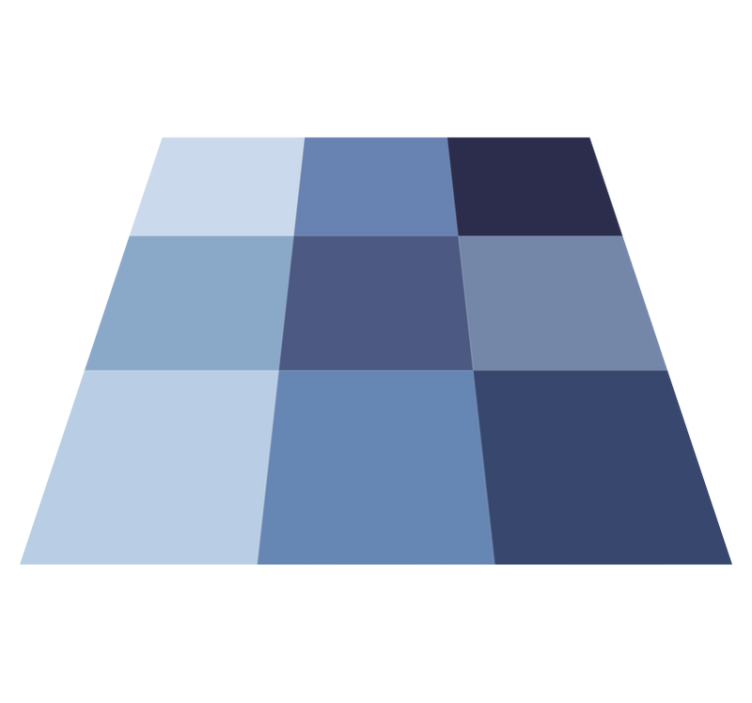 xαλί γεωμετρικού σχεδιασμού μπλε καρό σχέδιο - TenStickers