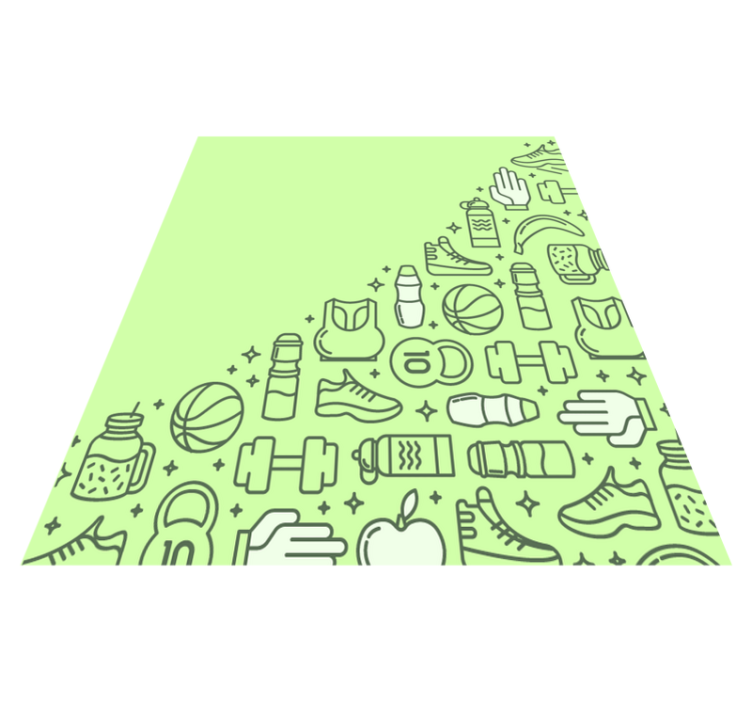 μοκέτα βινυλίου είδη γυμναστικής - TenStickers