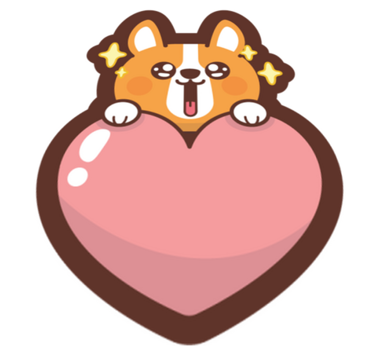 χαλί βινυλίου σκύλου anime - TenStickers