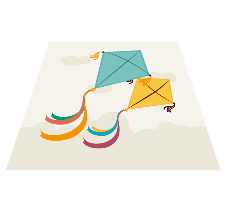 χαρταετό και σύννεφα - TenStickers