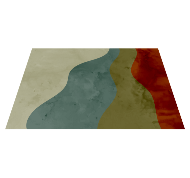 με τέσσερα χρώματα σκανδιναβικό χαλί βινυλίου - TenStickers