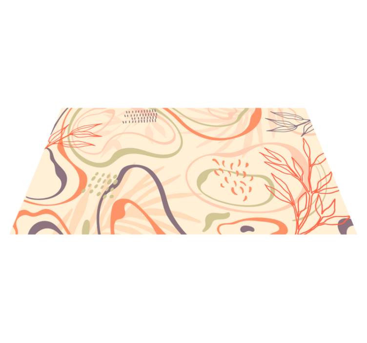 σκανδιναβικό στιλ αφήνει χαλί σκανδιναβικού βινυλίου - TenStickers