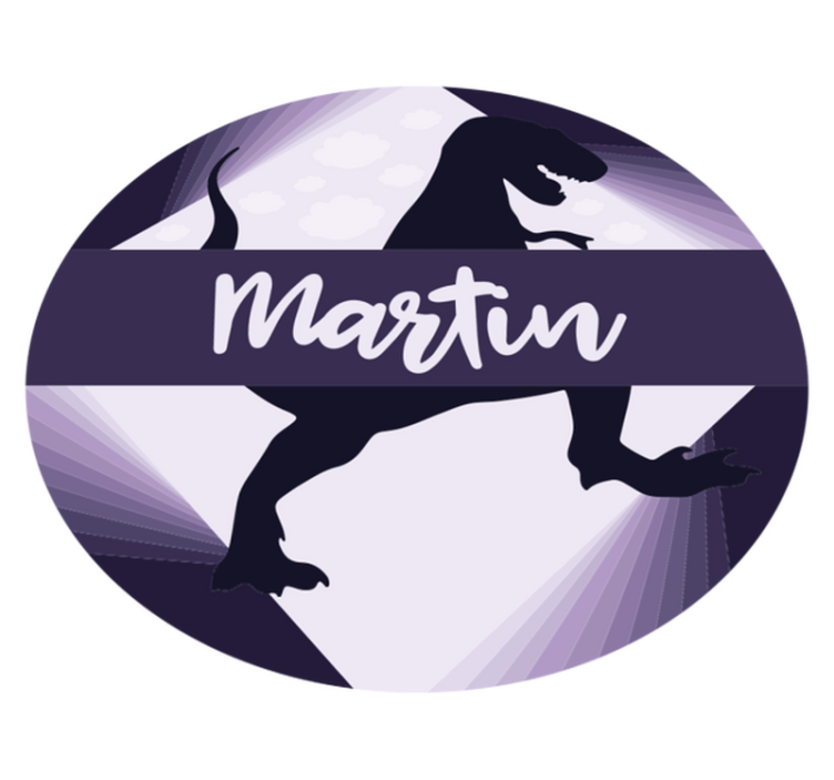 εξατομικευμένο δροσερό χαλί βινυλίου δεινοσαύρων - TenStickers