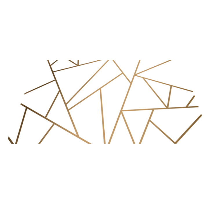 μαρμάρινα γεωμετρικά σχήματα κουβέρτα βινυλίου κουζίνας - TenStickers