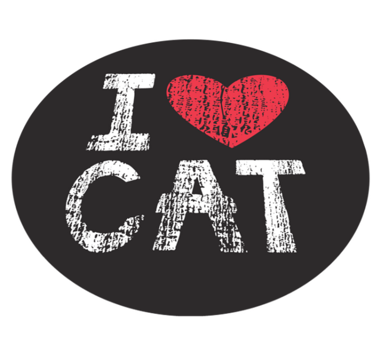 Λατρεύω το χαλί δρομέας με βινυλίου παιδιά - TenStickers