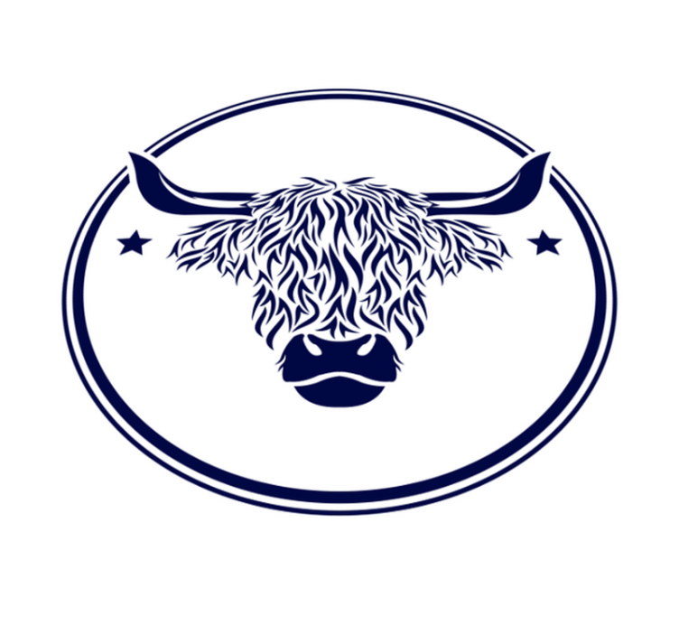 σκωτσέζικη κουβέρτα αγελάδας - TenStickers