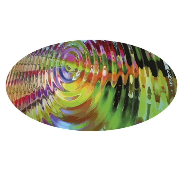 ομόκεντρο πολύχρωμο μοντέρνο χαλί - TenStickers