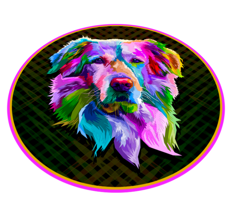 Χρυσό χαλί για ποπ αρτ - TenStickers